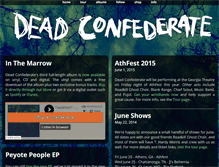 Tablet Screenshot of deadconfederate.com